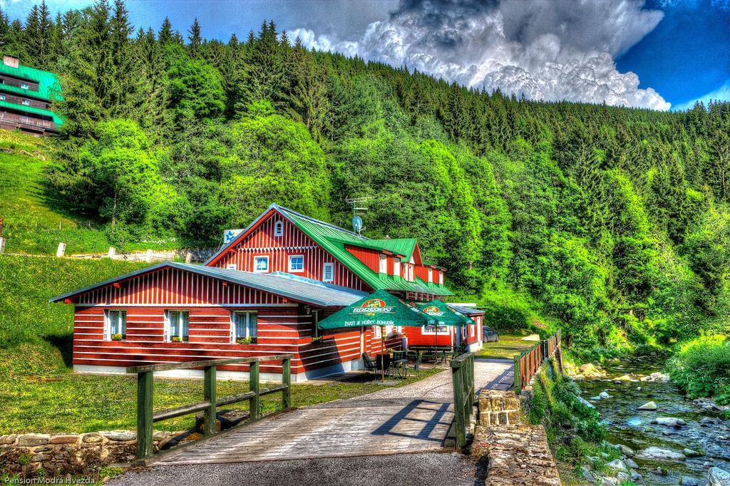 Pension Modrá Hvězda Dolní Malá Úpa Exterior foto