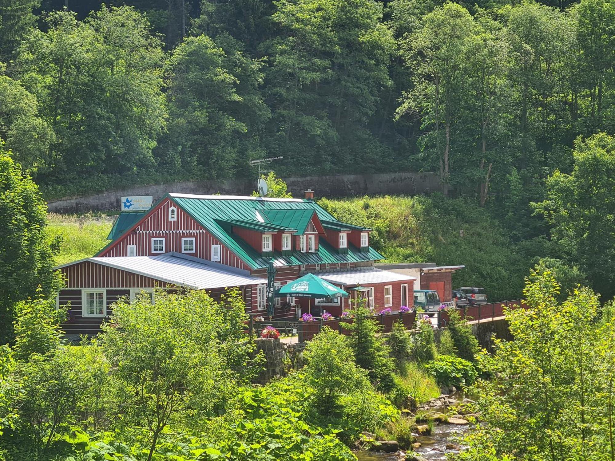 Pension Modrá Hvězda Dolní Malá Úpa Exterior foto